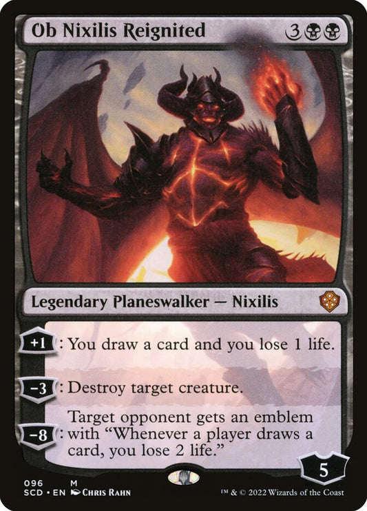 MTG Card Title: Ob Nixilis Reignited SCD/96
