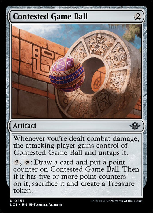 MTG Card Title: Contested Game Ball LCI/251