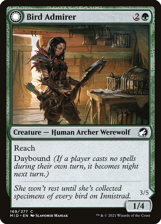 MTG Card Title: Bird Admirer // Wing Shredder MID/169
