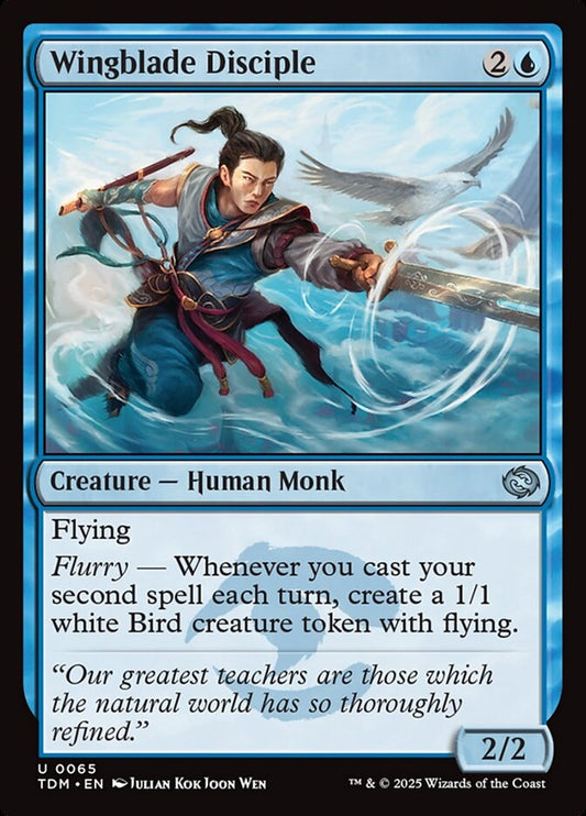 MTG Card Title: Wingblade Disciple TDM/65