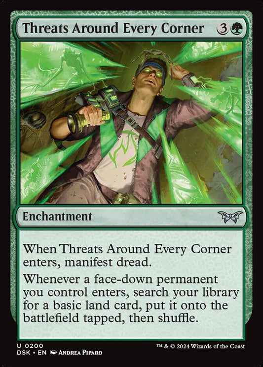 MTG Card Title: Threats Around Every Corner DSK/200