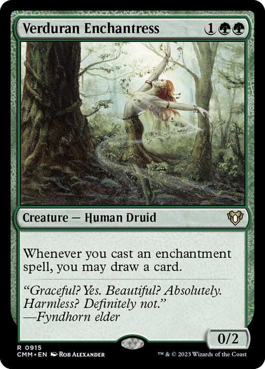 MTG Card Title: Verduran Enchantress CMM/915