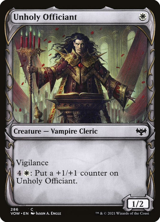 MTG Card Title: Unholy Officiant VOW/286