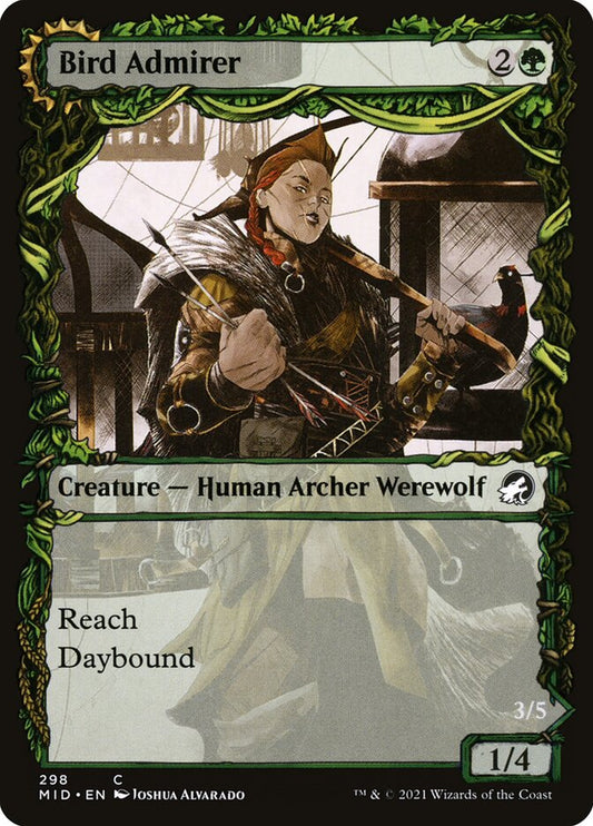 MTG Card Title: Bird Admirer // Wing Shredder MID/298