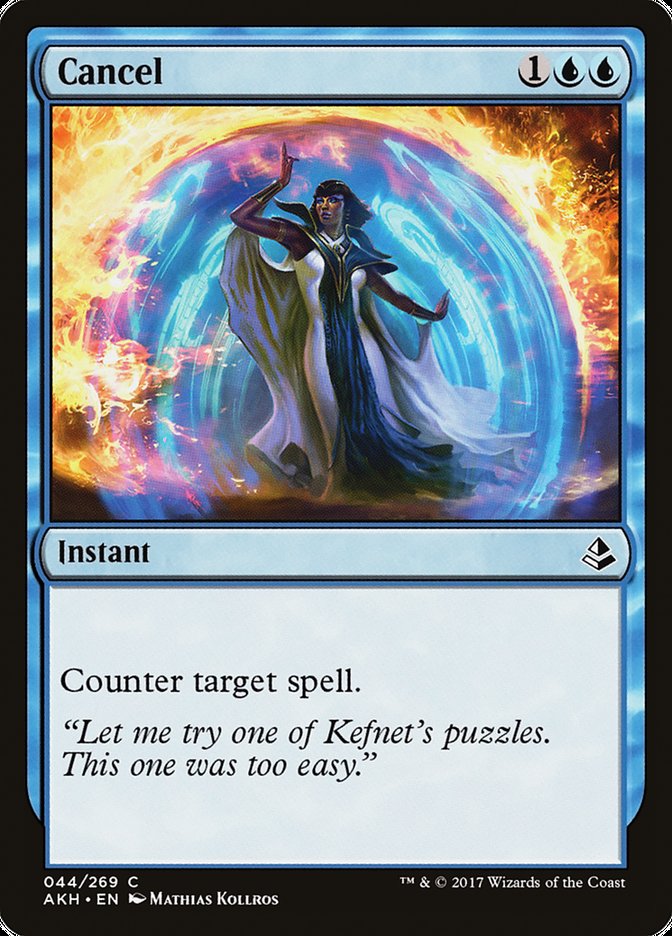 MTG Card Title: Cancel AKH/44