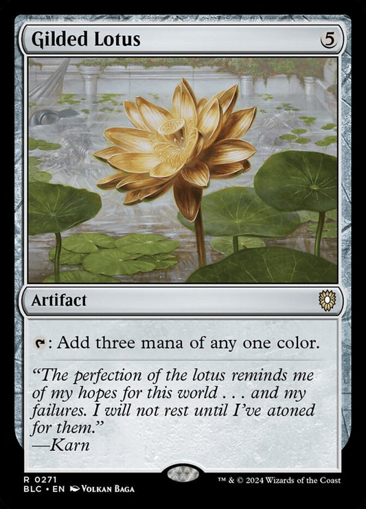 MTG Card Title: Gilded Lotus BLC/271