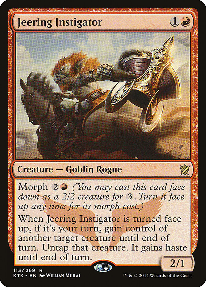MTG Card Title: Jeering Instigator KTK/113
