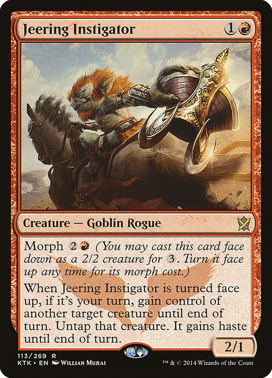 MTG Card Title: Jeering Instigator KTK/113