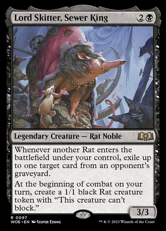 MTG Card Title: Lord Skitter, Sewer King WOE/97