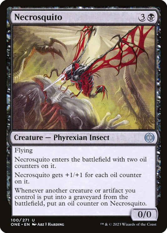 MTG Card Title: Necrosquito ONE/100
