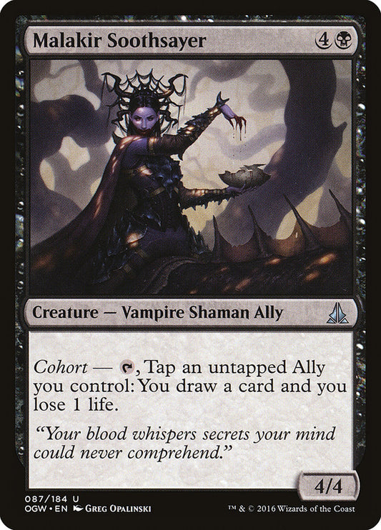MTG Card Title: Malakir Soothsayer OGW/87