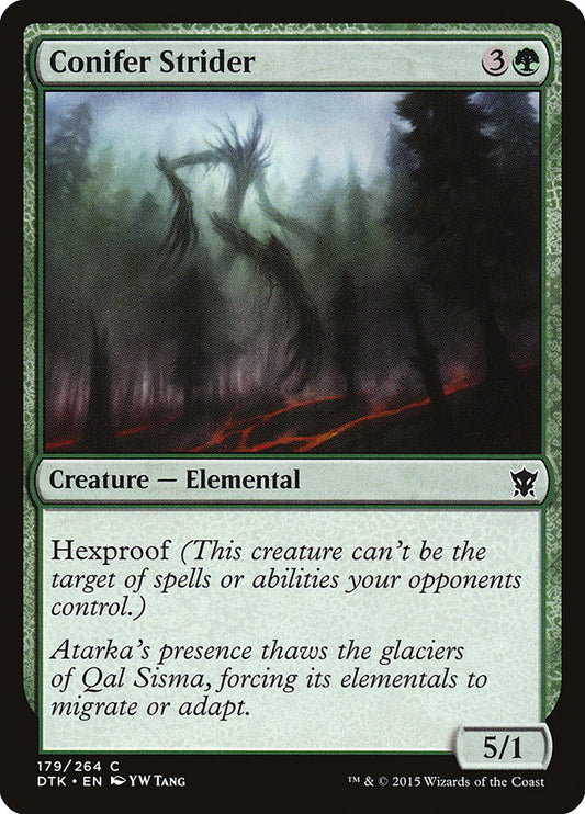 MTG Card Title: Conifer Strider DTK/179