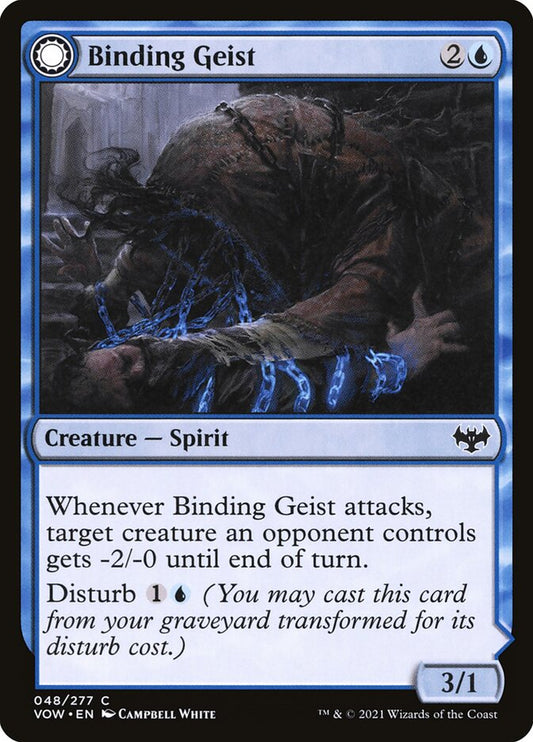MTG Card Title: Binding Geist // Spectral Binding VOW/48