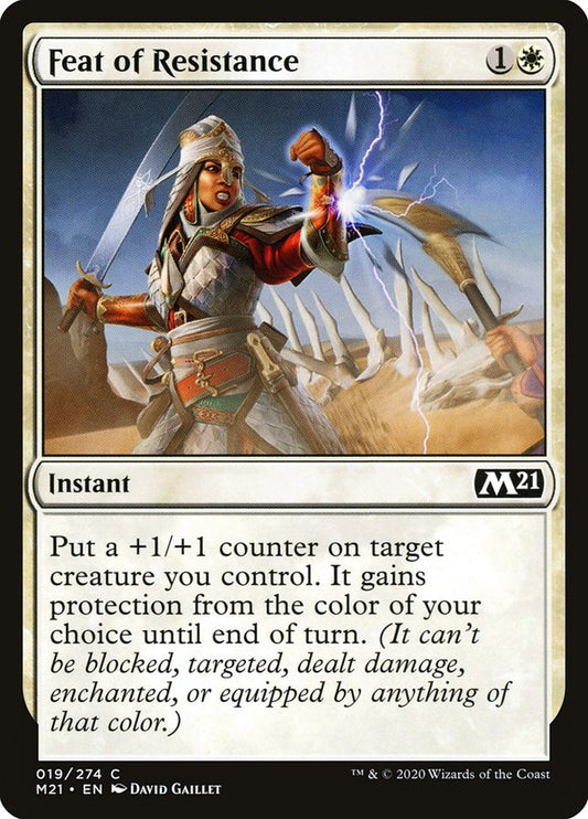 MTG Card Title: Feat of Resistance M21/19