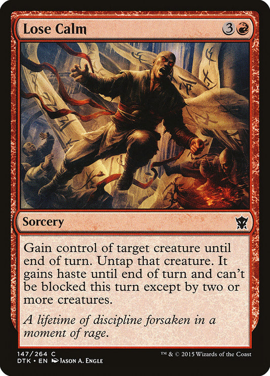MTG Card Title: Lose Calm DTK/147