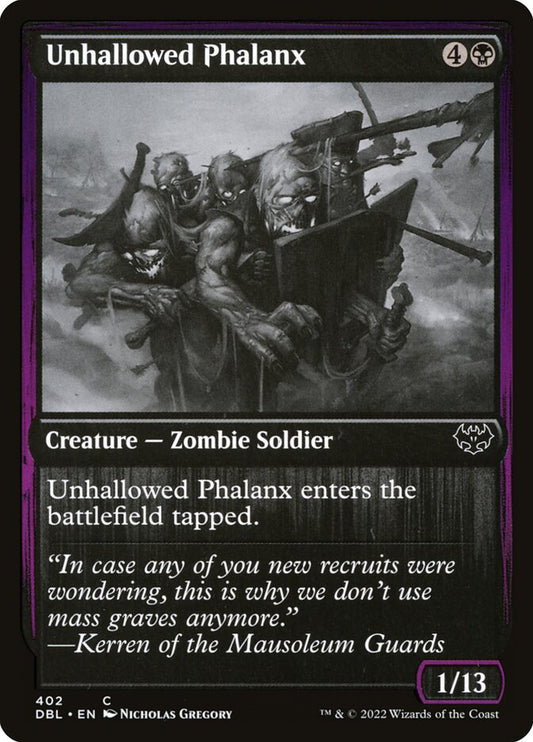 MTG Card Title: Unhallowed Phalanx DBL/402