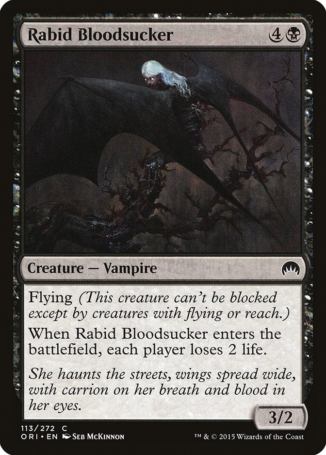 MTG Card Title: Rabid Bloodsucker ORI/113