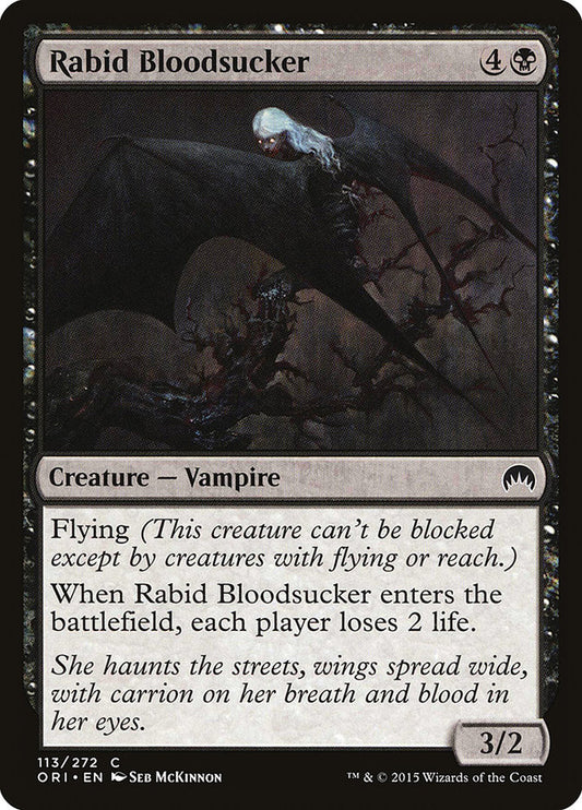 MTG Card Title: Rabid Bloodsucker ORI/113