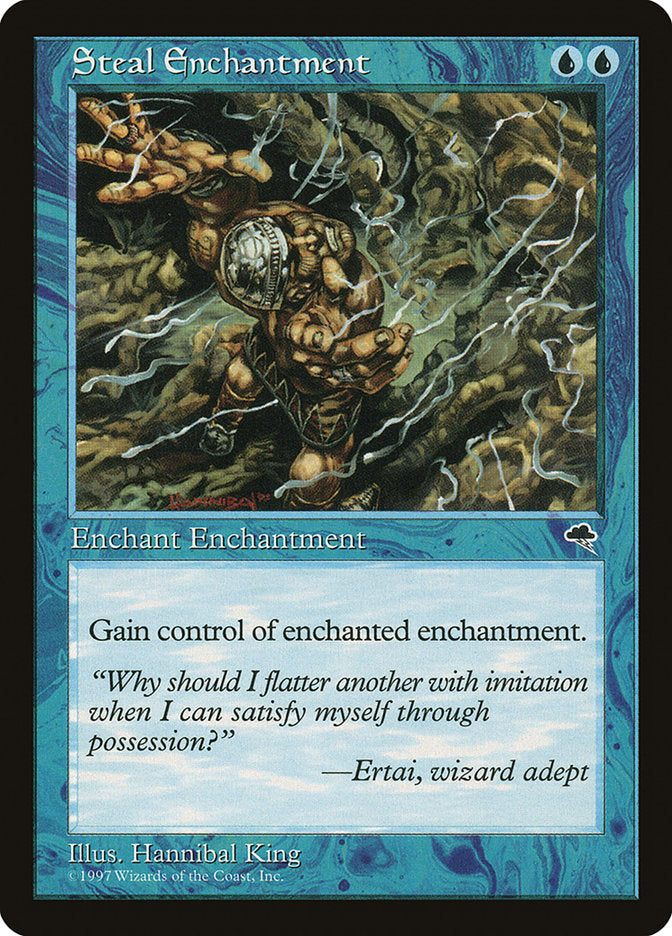 MTG Card Title: Steal Enchantment TMP/90