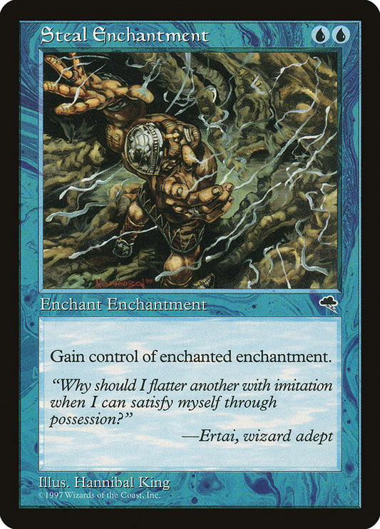 MTG Card Title: Steal Enchantment TMP/90