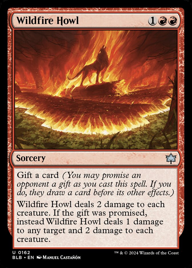 MTG Card Title: Wildfire Howl BLB/162