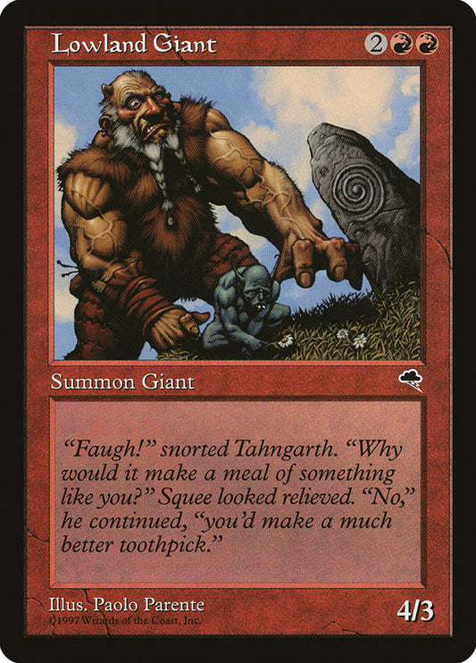 MTG Card Title: Lowland Giant TMP/187