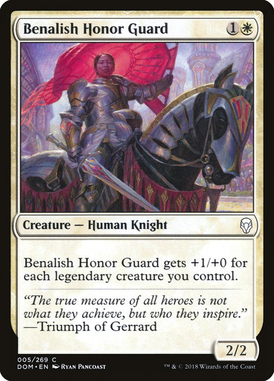 MTG Card Title: Benalish Honor Guard DOM/5