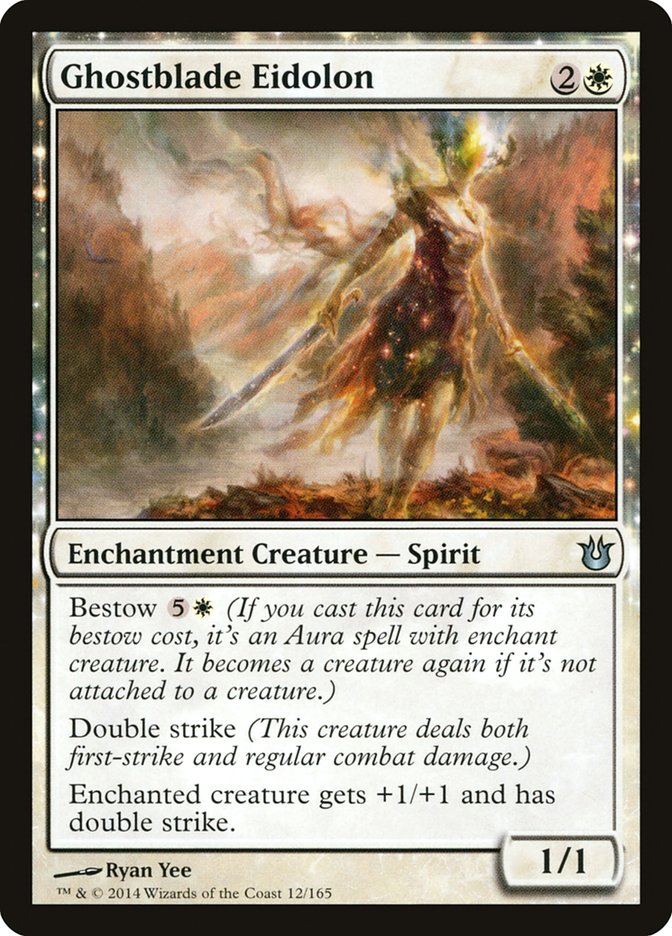 MTG Card Title: Ghostblade Eidolon BNG/12