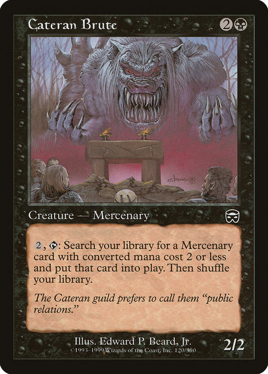 MTG Card Title: Cateran Brute MMQ/120