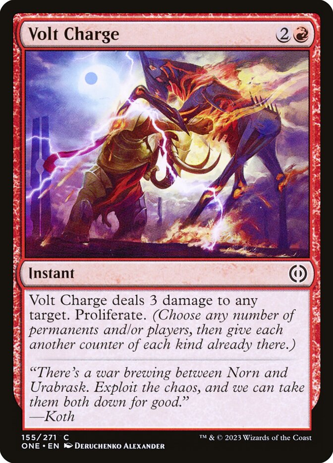 MTG Card Title: Volt Charge ONE/155