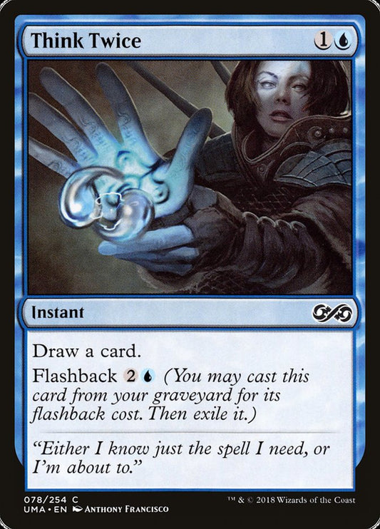 MTG Card Title: Think Twice UMA/78