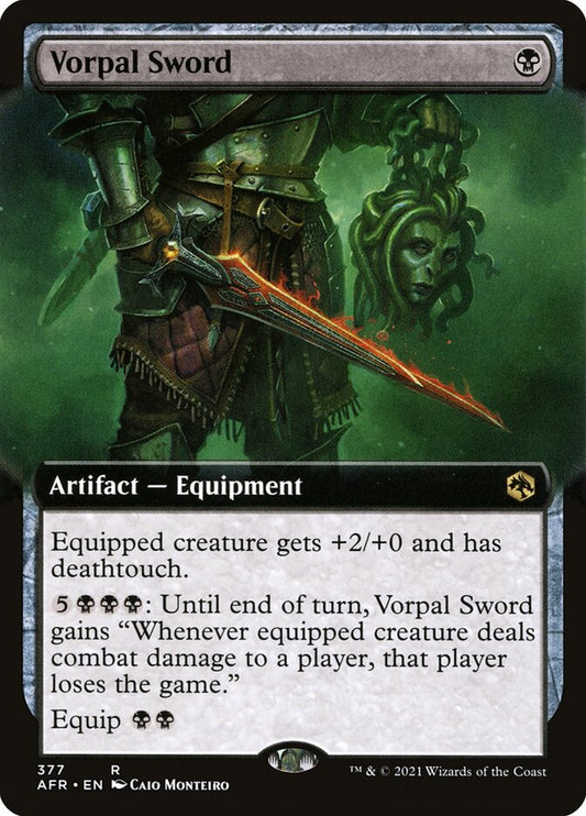 MTG Card Title: Vorpal Sword AFR/377