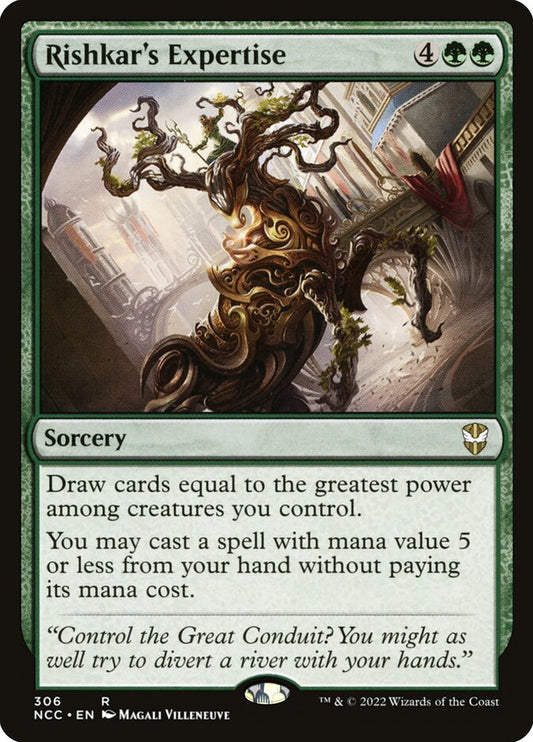 MTG Card Title: Rishkar's Expertise NCC/306