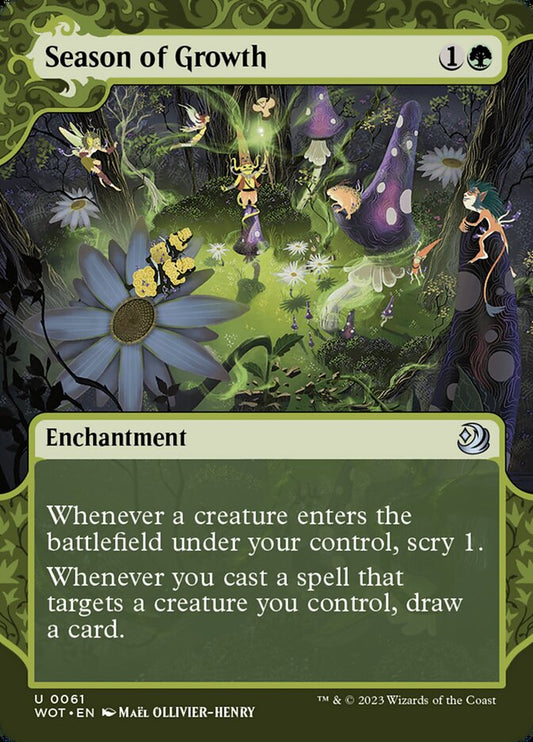 MTG Card Title: Season of Growth WOT/61