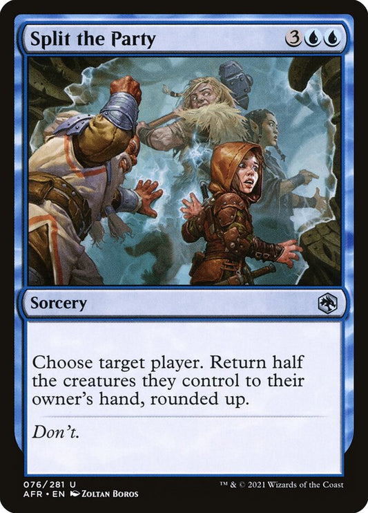 MTG Card Title: Split the Party AFR/76