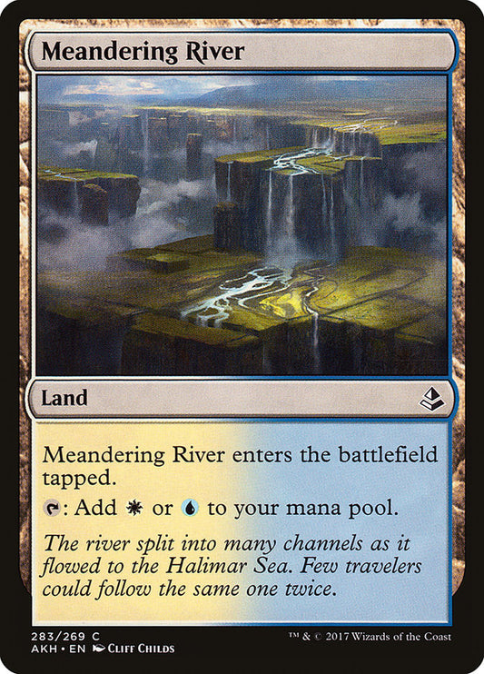 MTG Card Title: Meandering River AKH/283