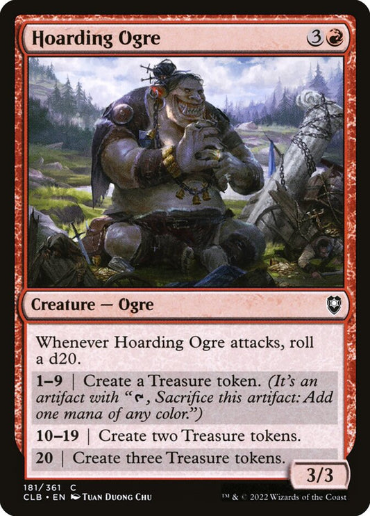 MTG Card Title: Hoarding Ogre CLB/181