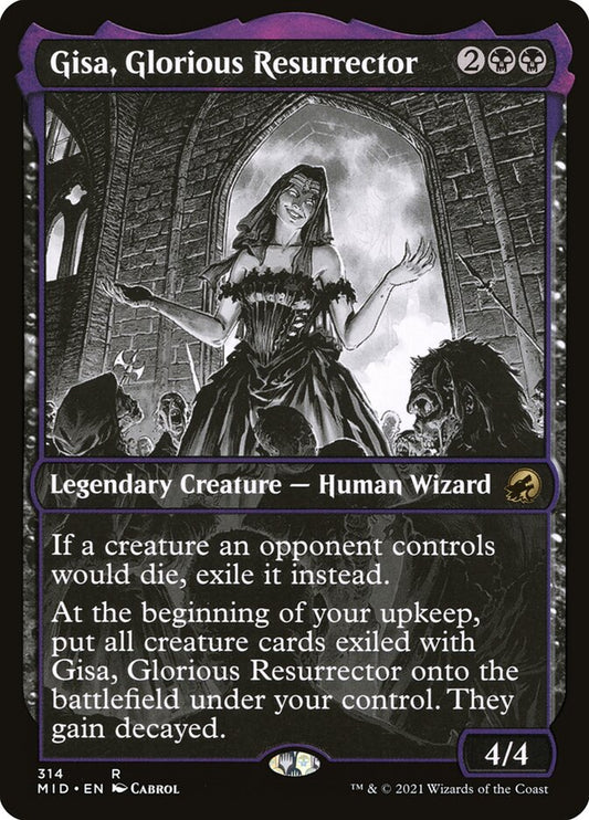 MTG Card Title: Gisa, Glorious Resurrector MID/314
