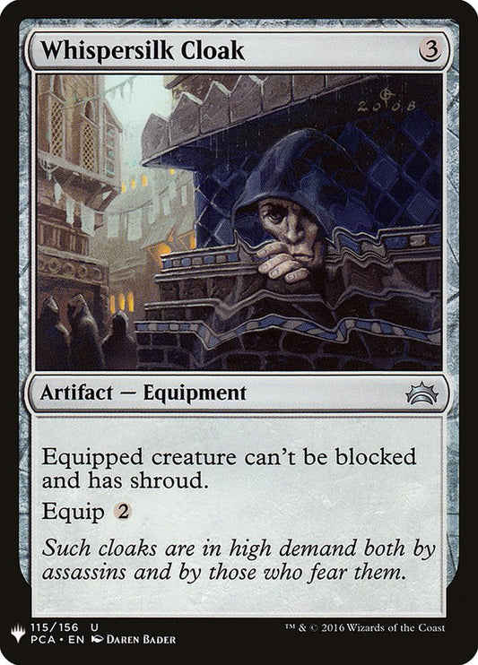 MTG Card Title: Whispersilk Cloak PLST/PCA-115