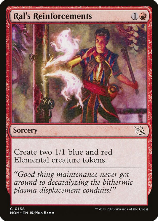 MTG Card Title: Ral's Reinforcements MOM/158