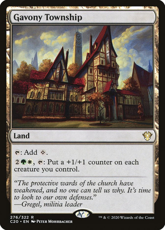MTG Card Title: Gavony Township C20/276