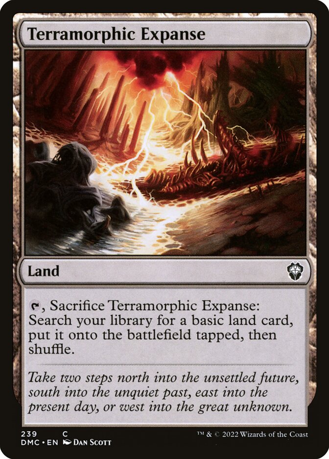 MTG Card Title: Terramorphic Expanse DMC/239