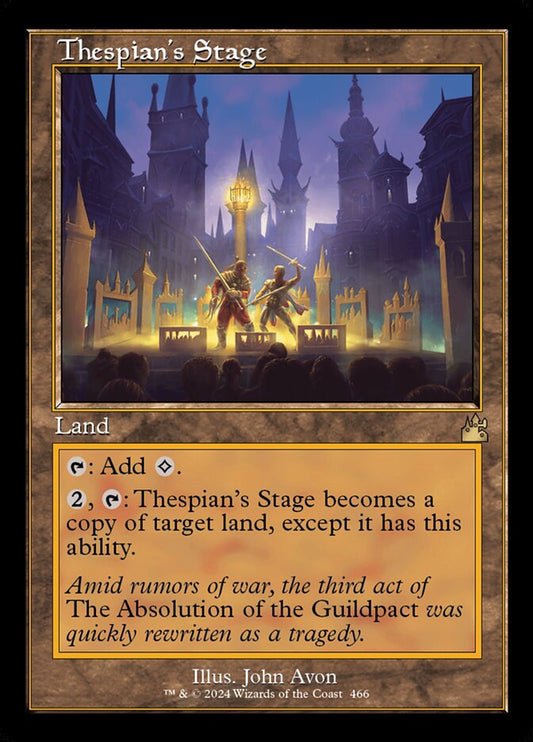 MTG Card Title: Thespian's Stage RVR/466