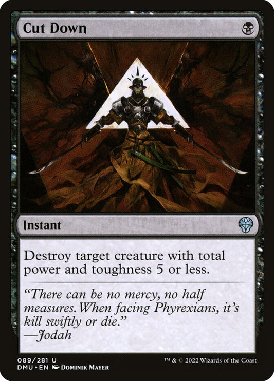 MTG Card Title: Cut Down DMU/89