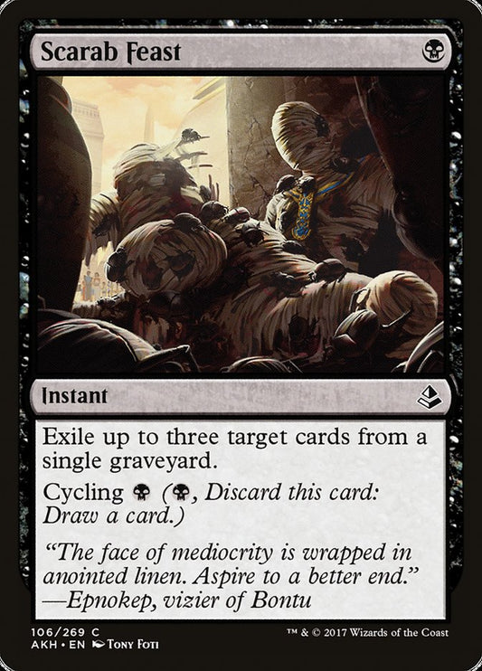 MTG Card Title: Scarab Feast AKH/106