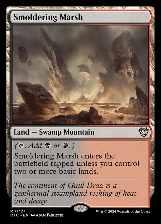 MTG Card Title: Smoldering Marsh OTC/321