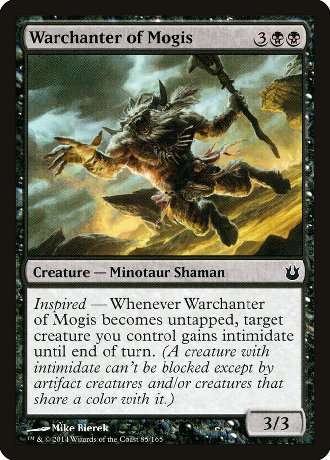 MTG Card Title: Warchanter of Mogis BNG/85