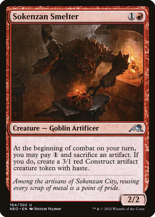 MTG Card Title: Sokenzan Smelter NEO/164