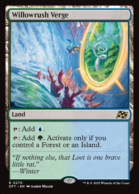 MTG Card Title: Willowrush Verge DFT/270