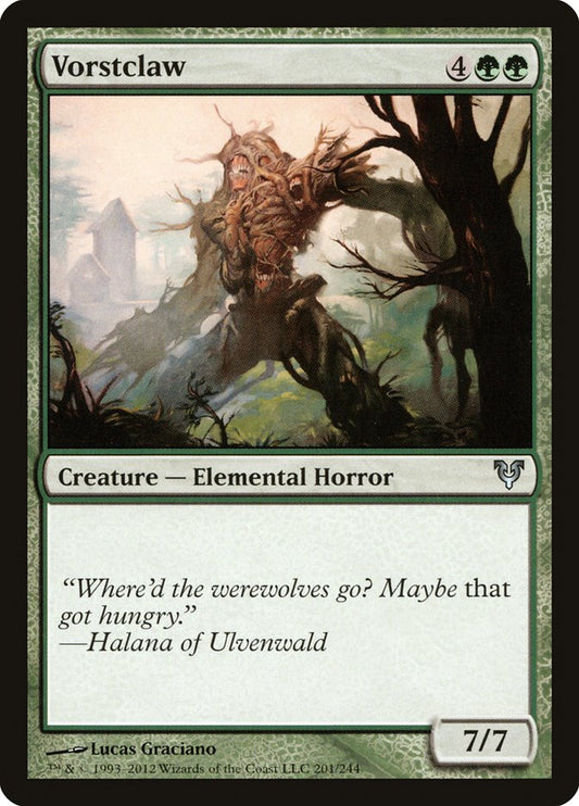 MTG Card Title: Vorstclaw AVR/201